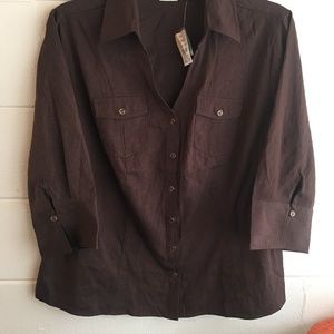 Brown Buttondown Shirt